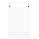 ZLINE 18" Compact Top Control Dishwasher in Custom Panel
