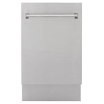 ZLINE 18" Compact Top Control Dishwasher in Custom Panel