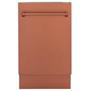 ZLINE 18" Compact Top Control Dishwasher in Custom Panel