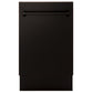 ZLINE 18" Compact Top Control Dishwasher in Custom Panel