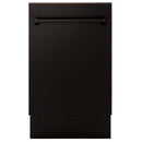 ZLINE 18" Compact Top Control Dishwasher in Custom Panel