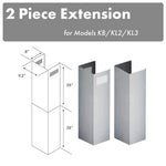 ZLINE 2-36 in. Chimney Extensions for 10 ft. to 12 ft. Ceilings - 2PCEXT-KB/KL2/KL3