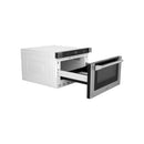 ZLINE 24" 1.2 cu. ft. Built-in Microwave Drawer with a Traditional Handle in Stainless Steel - MWD-1-H