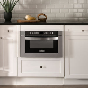 ZLINE 24 in. 1.2 Cu. Ft. Microwave Drawer In Stainless Steel, MWD-1