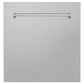 ZLINE 24" Monument Series 3rd Rack Top Touch Control Dishwasher in Custom Panel Ready with Stainless Steel Tub, 45dBa - DWMT-24