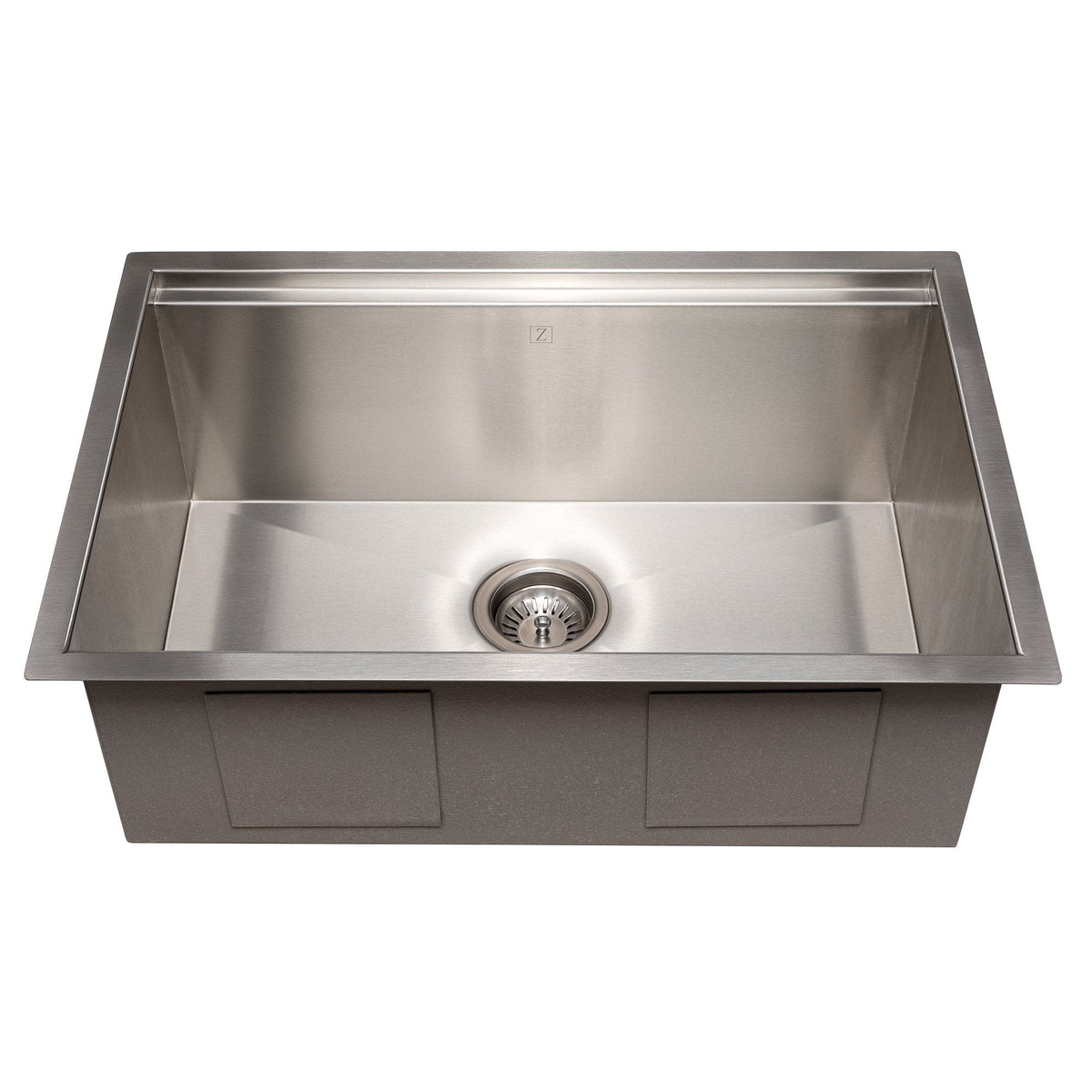 ZLINE 27" Garmisch Undermount Single Bowl Kitchen Sink with Bottom Grid and Accessories 