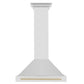 ZLINE 30" Autograph Edition Stainless Steel Range Hood with Stainless Steel Shell KB4STZ-30