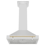 ZLINE 30" Autograph Edition Stainless Steel Range Hood with Stainless Steel Shell KB4STZ-30