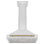ZLINE 30" Autograph Edition Stainless Steel Range Hood with Stainless Steel Shell KB4STZ-30