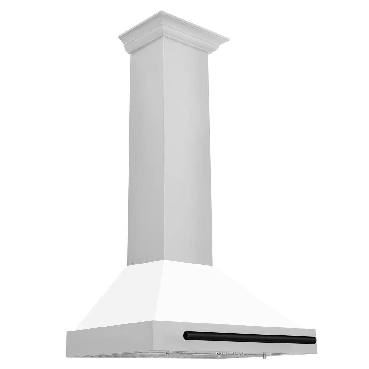 ZLINE 30" Autograph Edition Stainless Steel Range Hood with White Matte Shell KB4STZ-WM30