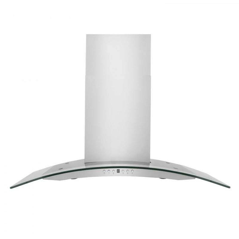 ZLINE 30-Inch Convertible Vent Wall Mount Range Hood in Stainless Steel & Glass (KN4-30)