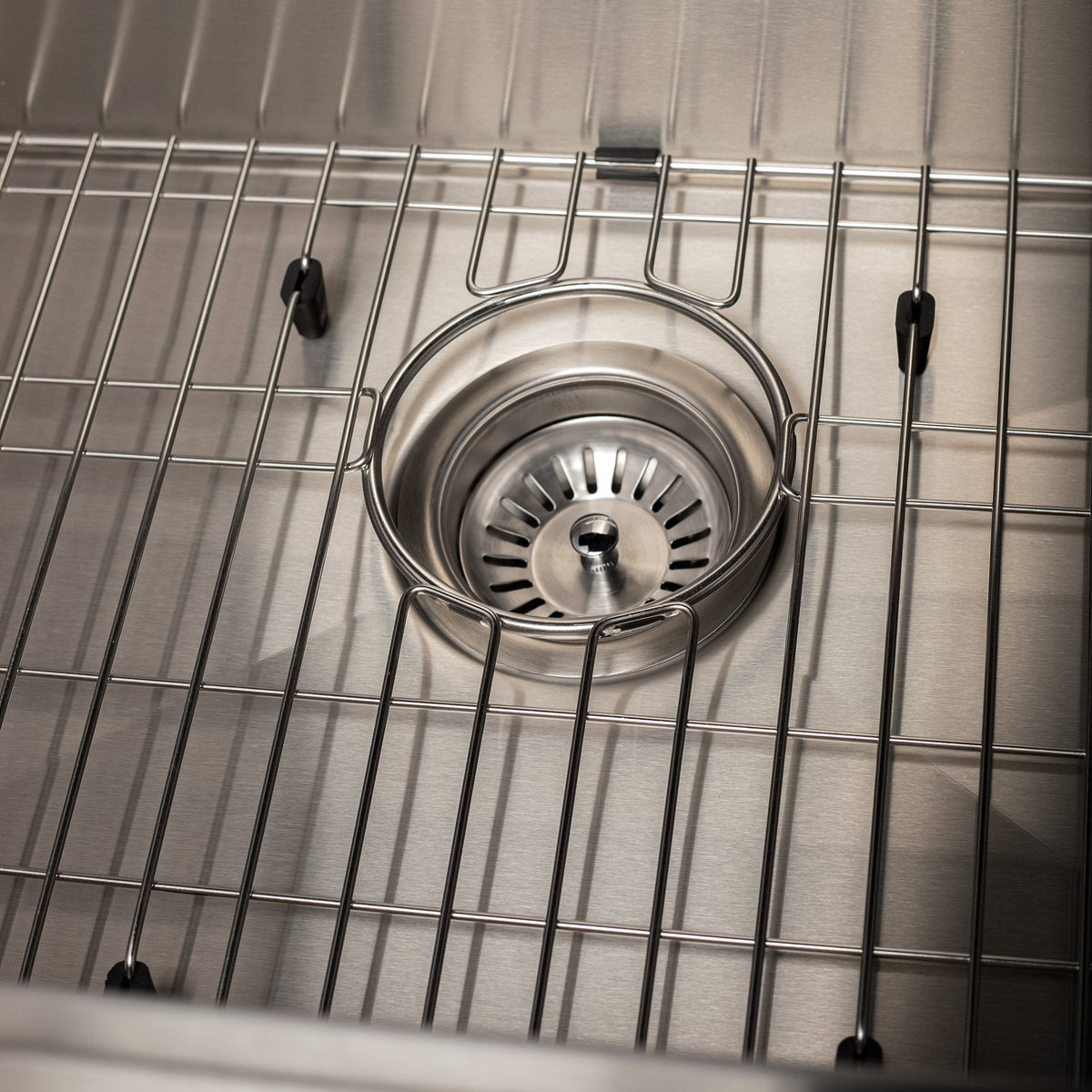 ZLINE 30" Garmisch Undermount Single Bowl Kitchen Sink with Bottom Grid and Accessories 