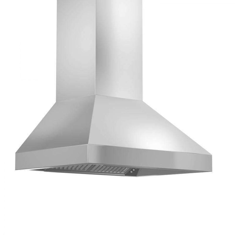 ZLINE 30-Inch Professional Convertible Vent Wall Mount Range Hood in Stainless Steel (597-30)