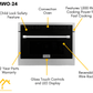 ZLINE Appliance Package - 30 in. Self-Cleaning Wall Oven and 24 in. Microwave Oven - 2KP-MW24-AWS30