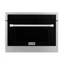 ZLINE Appliance Package - 30 in. Self-Cleaning Wall Oven and 24 in. Microwave Oven - 2KP-MW24-AWS30