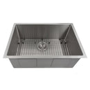 ZLINE 30" Meribel Undermount Single Bowl Kitchen Sink with Bottom Grid