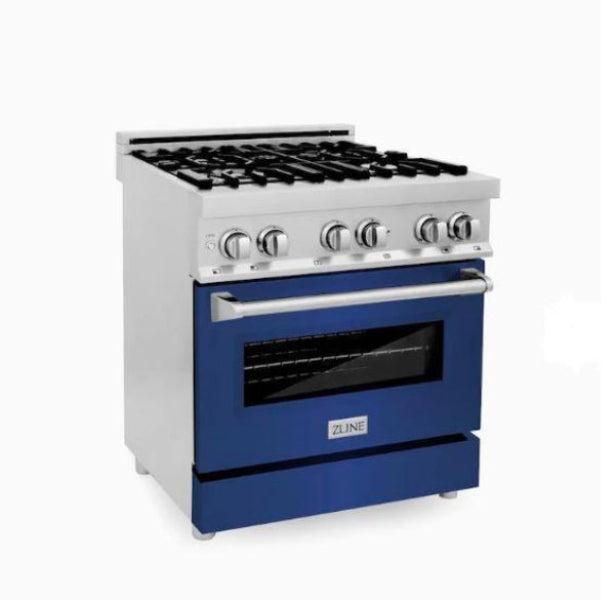 Zline 30 dual fuel range in Stainless Steel