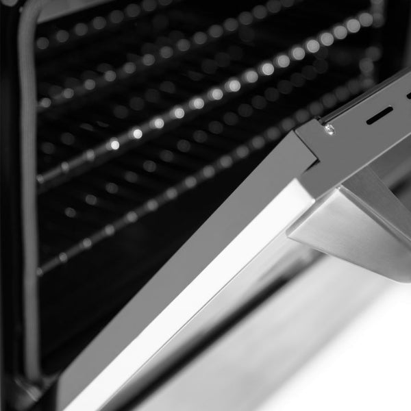 Zline 30 dual fuel range detailed oven