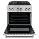 Zline 30 dual fuel range without background