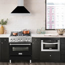 ZLINE 30" Stainless Steel Range Hood with Shell and Stainless Steel Handle