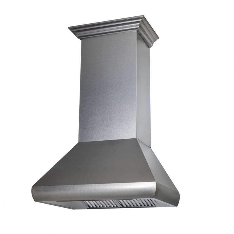 ZLINE 30-Inch Wall Mount Range Hood with DuraSnow Stainless Steel and 700 CFM Motor (8687S-30)