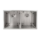 ZLINE 33" Anton Undermount Double Bowl Kitchen Sink with Bottom Grid