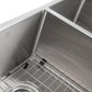 ZLINE 33" Anton Undermount Double Bowl Kitchen Sink with Bottom Grid