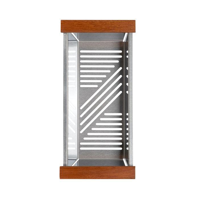 ZLINE 33-Inch Garmisch Undermount Single Bowl Fingerprint Resistant Stainless Steel Kitchen Sink with Bottom Grid and Accessories (SLS-33S)