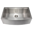 ZLINE 33" Moritz Farmhouse Apron Mount Single Bowl Kitchen Sink with Bottom Grid and Accessories