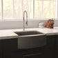 ZLINE 33" Vail Farmhouse Apron Mount Single Bowl Kitchen Sink with Bottom Grid 