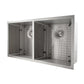 ZLINE 36" Anton Undermount Double Bowl Kitchen Sink with Bottom Grid