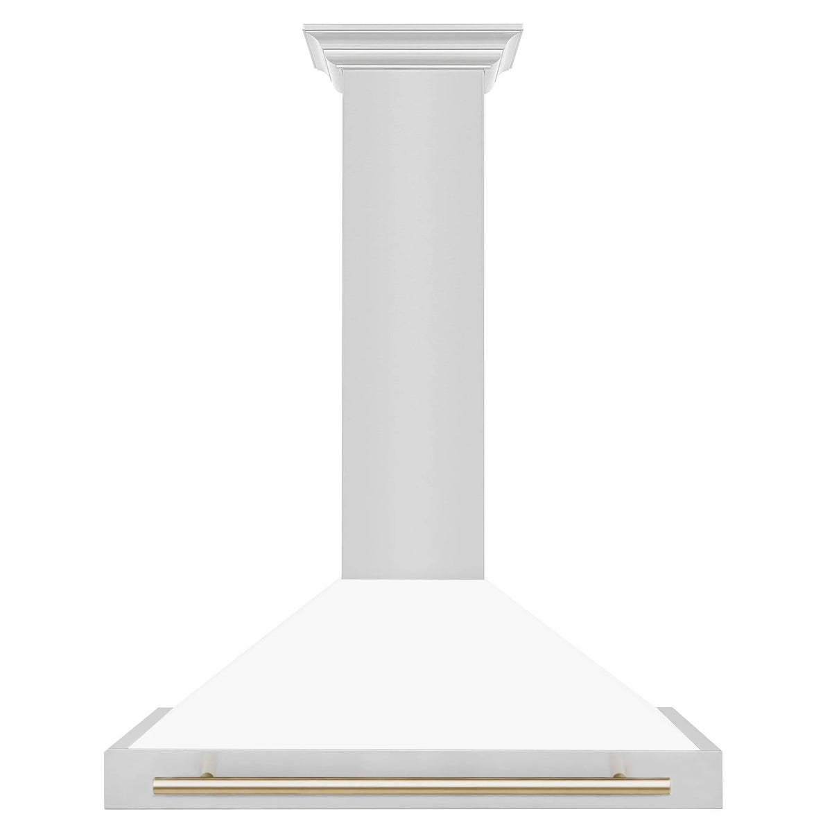 ZLINE 36" Autograph Edition Stainless Steel Range Hood with White Matte Shell 
