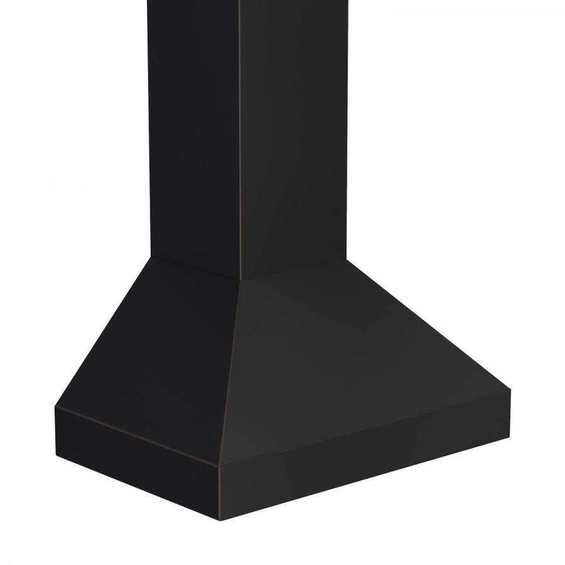 ZLINE 36-Inch Designer Series Oil-Rubbed Bronze Wall Range Hood with Crown Molding and 700 CFM Motor (8667B-36)