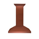 ZLINE 36 in. Designer Series Copper Island Mount Range Hood