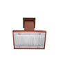 ZLINE 36 in. Designer Series Copper Island Mount Range Hood