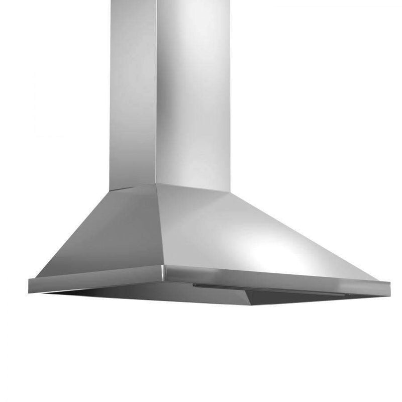 ZLINE 36-Inch Professional Convertible Vent Wall Mount Range Hood in Stainless Steel (696-36)