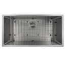 ZLINE 36" Meribel Undermount Single Bowl Kitchen Sink with Bottom Grid 