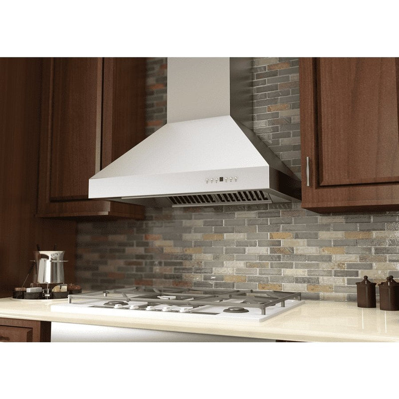 ZLINE 36-Inch Outdoor Ducted Wall Mount Range Hood in Outdoor Approved Stainless Steel (667-304-36)