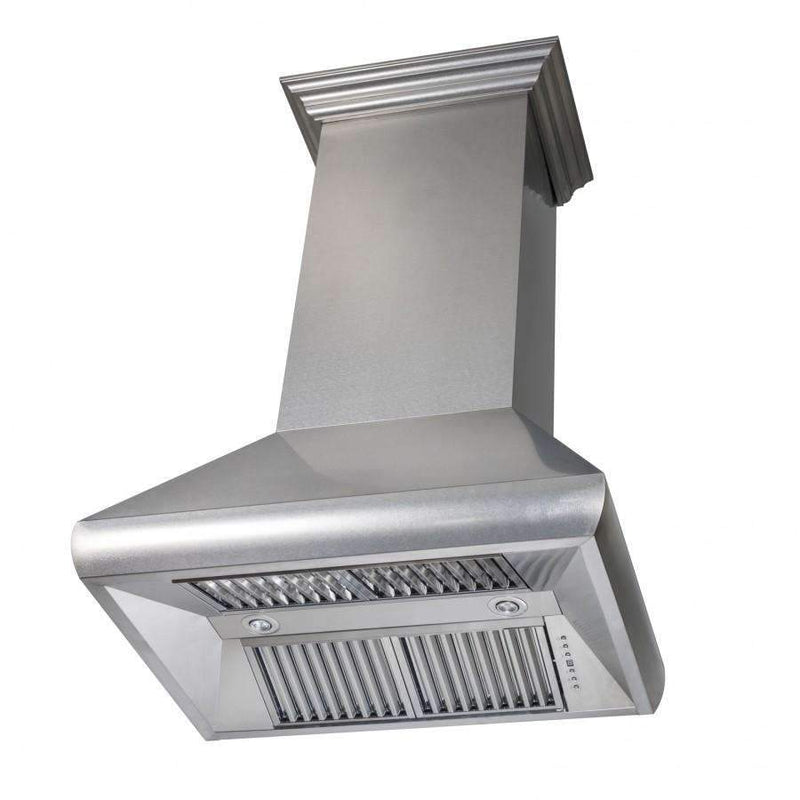 ZLINE 36-Inch Wall Mount Range Hood with DuraSnow Stainless Steel and 700 CFM Motor (8687S-36)