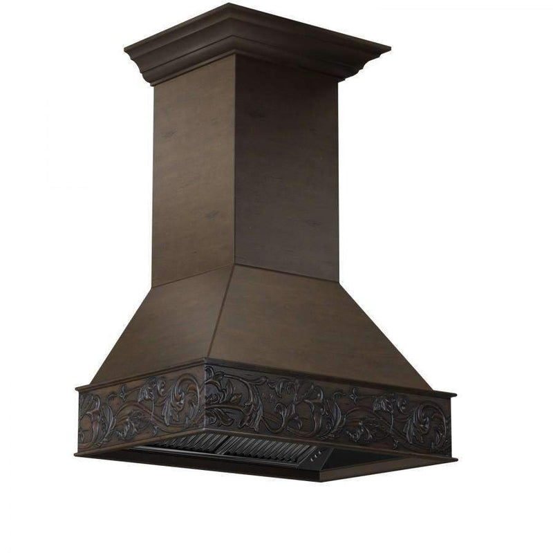 ZLINE 36-Inch Wooden Wall Range Hood with Crown Molding and 700 CFM Motor (373NN-36)