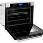 ZLINE Appliance Package - 4-Piece Appliance Package - 48 In. Rangetop, Wall Oven, Refrigerator, and Microwave Oven in Stainless Steel - 4KPR-RT48-MWAWS