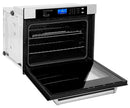 ZLINE Appliance Package - 4-Piece Appliance Package - 48 In. Rangetop, Wall Oven, Refrigerator, and Microwave Oven in Stainless Steel - 4KPR-RT48-MWAWS