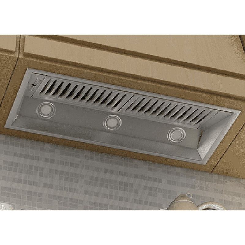 ZLINE 40-Inch Remote Blower Ducted Range Hood Insert in Stainless Steel (695-RS-40-400)