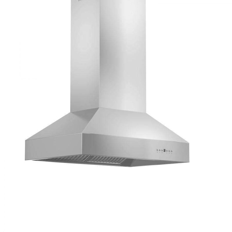 ZLINE 42-Inch Ducted Island Mount Range Hood in Outdoor Approved Stainless Steel (697i-304-42)