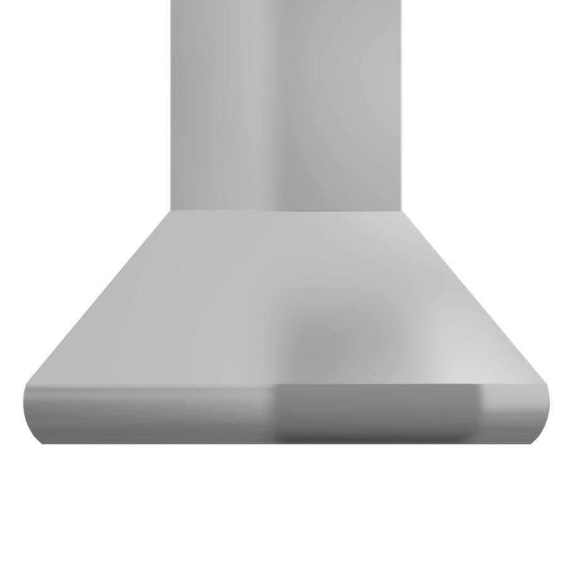 ZLINE 42-Inch Professional Convertible Vent Wall Mount Range Hood in Stainless Steel (587-42)