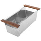 ZLINE 43" Garmisch Undermount Single Bowl Kitchen Sink with Bottom Grid and Accessories