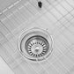 ZLINE 43" Garmisch Undermount Single Bowl Kitchen Sink with Bottom Grid and Accessories