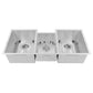 ZLINE 45" Breckenridge Undermount Triple Bowl Kitchen Sink with Bottom Grid and Accessories