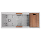ZLINE 45" Garmisch Undermount Single Bowl Kitchen Sink with Bottom Grid and Accessories 