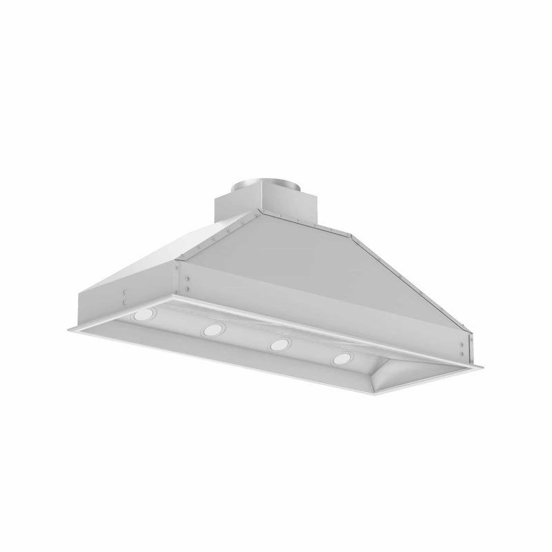 ZLINE 46-Inch Ducted Remote Blower Range Hood Insert in Stainless Steel - 18-Inch Depth (698-RD-46)